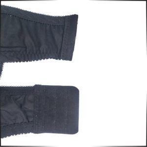Half Cotton Half Net Black